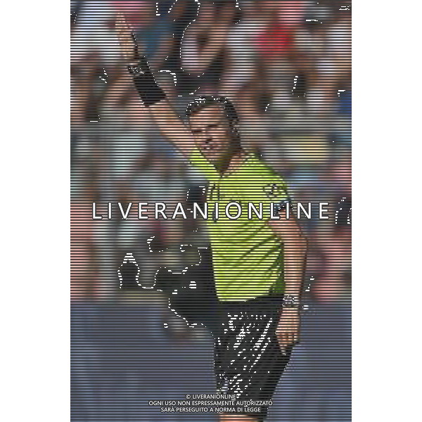 TVRG Cremonese vs Parma nella foto l\'arbitro Federico La Penna di Roma Cremona 21-09-2025 Stadio Giovanni Zini Cremonese vs Parma Campionato Serie A Enilive - 4a giornata foto Roberto Garavaglia/Agenzia Aldo Liverani sas