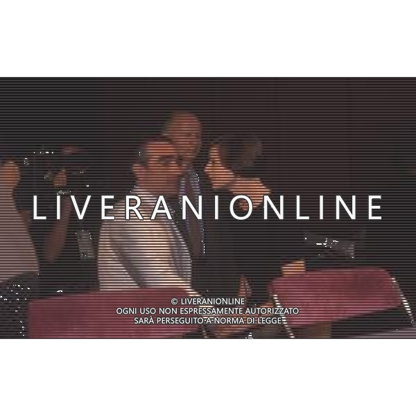 DIAP-RETROSPETTIVA MARTIN SCORSESE REGSTA NELLA FOTO MARTIN SCORSESE A CANNES NELL\'ANNO 1990 CON ISABELLA ROSSELLINI AG ALDO LIVERANI SAS