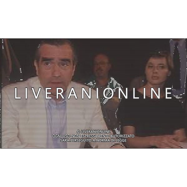 DIAP-RETROSPETTIVA MARTIN SCORSESE REGSTA NELLA FOTO MARTIN SCORSESE A CANNES NELL\'ANNO 1990 CON ISABELLA ROSSELLINI AG ALDO LIVERANI SAS