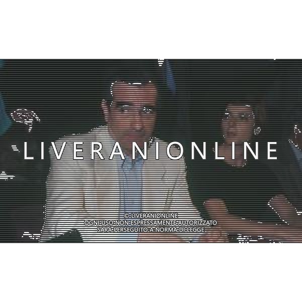 DIAP-RETROSPETTIVA MARTIN SCORSESE REGSTA NELLA FOTO MARTIN SCORSESE A CANNES NELL\'ANNO 1990 CON ISABELLA ROSSELLINI AG ALDO LIVERANI SAS