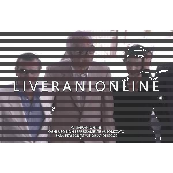 DIAP-RETROSPETTIVA MARTIN SCORSESE REGSTA NELLA FOTO MARTIN SCORSESE A CANNES NELL\'ANNO 1990 CON IL REGISTA AKIRA KUROSAWA AG ALDO LIVERANI SAS