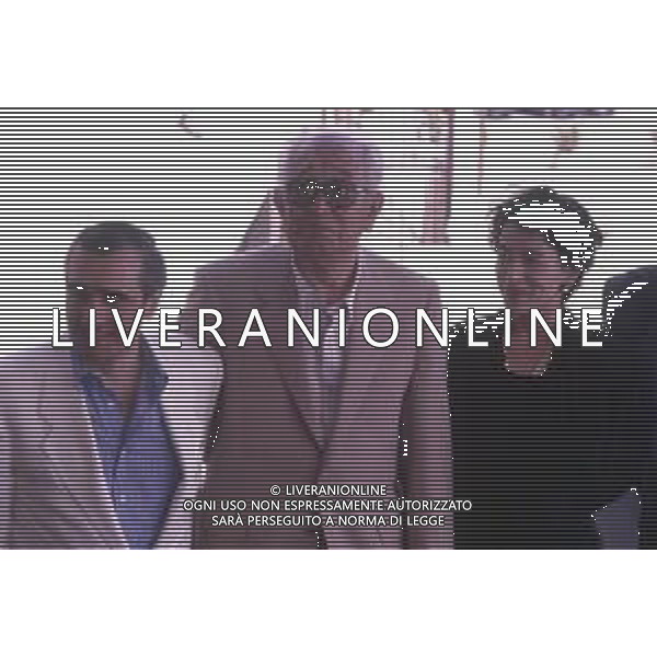 DIAP-RETROSPETTIVA MARTIN SCORSESE REGSTA NELLA FOTO MARTIN SCORSESE A CANNES NELL\'ANNO 1990 CON IL REGISTA AKIRA KUROSAWA AG ALDO LIVERANI SAS