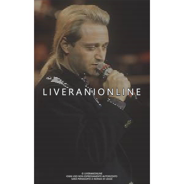 DIAP-RETROSPETTIVA AMEDEO MINGHI CANTANTE NELLA FOTO AMEDEO MINGHI A SANREMO NELL\'ANNO 1991 AG ALDO LIVERANI SAS