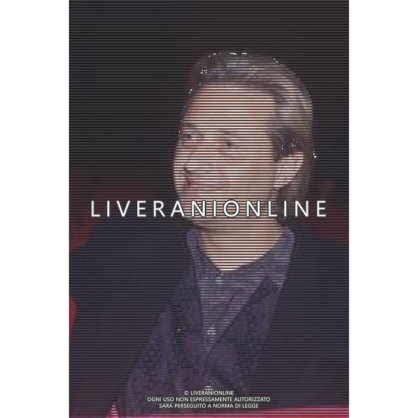 DIAP-RETROSPETTIVA AMEDEO MINGHI CANTANTE NELLA FOTO AMEDEO MINGHI A SANREMO NELL\'ANNO 1991 AG ALDO LIVERANI SAS