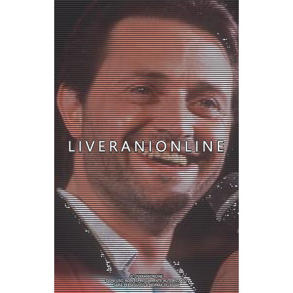 DIAP-RETROSPETTIVA AMEDEO MINGHI CANTANTE NELLA FOTO AMEDEO MINGHI A SANREMO NELL\'ANNO 1991 AG ALDO LIVERANI SAS