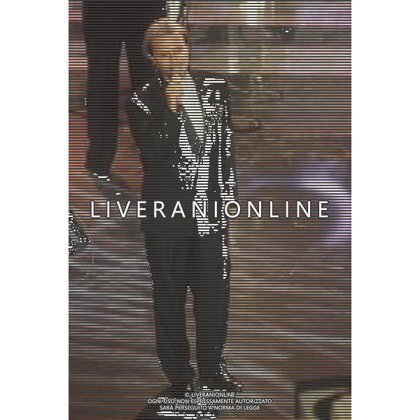 DIAP-RETROSPETTIVA AMEDEO MINGHI CANTANTE NELLA FOTO AMEDEO MINGHI A SANREMO NELL\'ANNO 1991 AG ALDO LIVERANI SAS