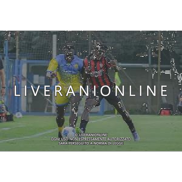 Modou Jassey del ChievoVerona e Victor Eletu del Milan Futuro Milan Futuro - ChievoVerona Solbiate Arno 21-09-2025 Stadio F. Chinetti Terza giornata del campionato di Serie D girone B foto Ricky Monteiro Martins/Agenzia Liverani sas- AGENZIA ALDO LIVERANI