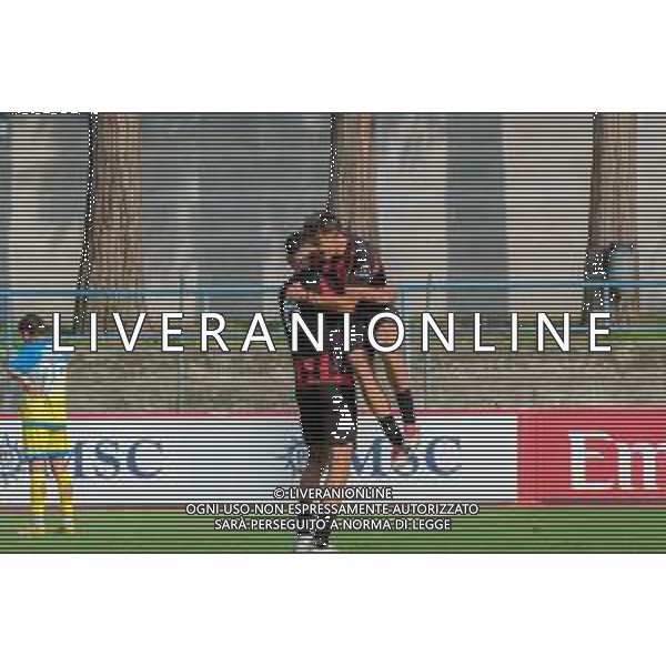 Mattia Cappelletti del Milan Futuro esulta dopo aver realizzato il gol del 3-2 insieme a Matteo Dutu del Milan Futuro Milan Futuro - ChievoVerona Solbiate Arno 21-09-2025 Stadio F. Chinetti Terza giornata del campionato di Serie D girone B foto Ricky Monteiro Martins/Agenzia Liverani sas- AGENZIA ALDO LIVERANI