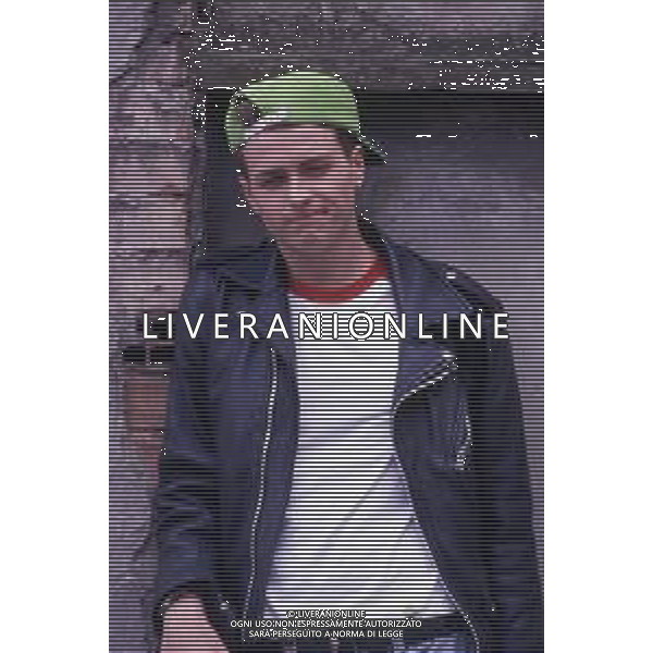 DIAP-RETROSPETTIVA LORENZO JOVANOTTI CANTANTE NLLA FOTO LORENZO JOVANOTTI A MILANO NELL\'ANNO 1985-90 AG ALDO LIVERANI SAS