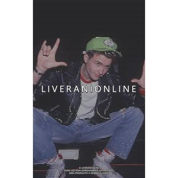 DIAP-RETROSPETTIVA LORENZO JOVANOTTI CANTANTE NLLA FOTO LORENZO JOVANOTTI A MILANO NELL\'ANNO 1985-90 AG ALDO LIVERANI SAS