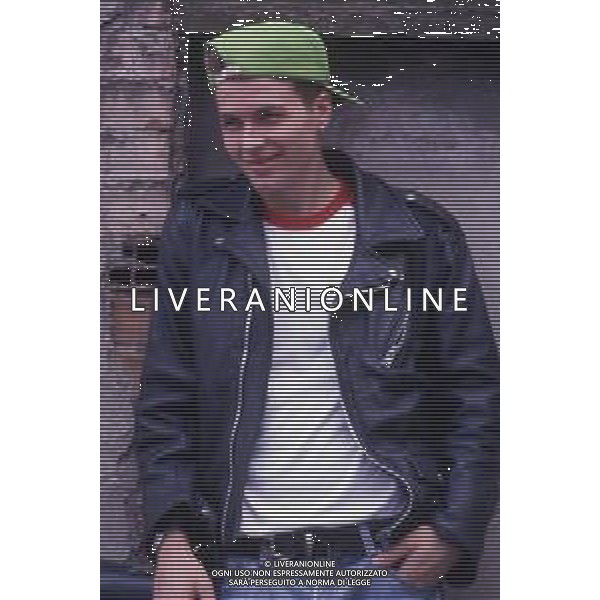 DIAP-RETROSPETTIVA LORENZO JOVANOTTI CANTANTE NLLA FOTO LORENZO JOVANOTTI A MILANO NELL\'ANNO 1985-90 AG ALDO LIVERANI SAS