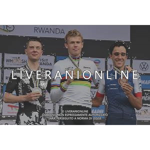22-09-2025 World Championships U23 Cronometro; 2025, Svezia; 2025, New Zealand; 2025, France; Soderqvist, Jakob; Pringle, Nate; Decomble, Maxime; Kigali; ©SIROTTI - AGENZIA ALDO LIVERANI