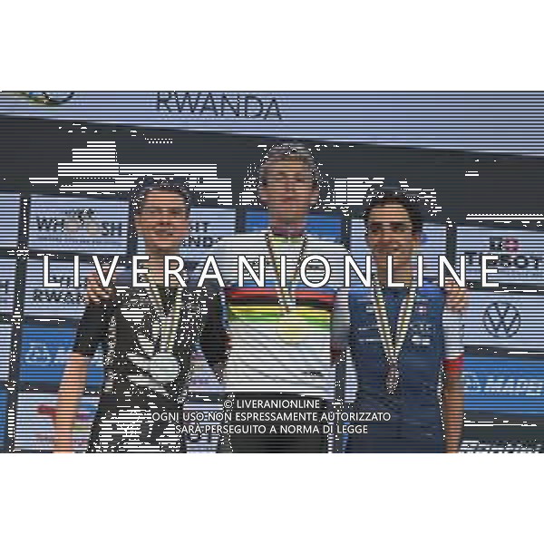 22-09-2025 World Championships U23 Cronometro; 2025, Svezia; 2025, New Zealand; 2025, France; Soderqvist, Jakob; Pringle, Nate; Decomble, Maxime; Kigali; ©SIROTTI - AGENZIA ALDO LIVERANI