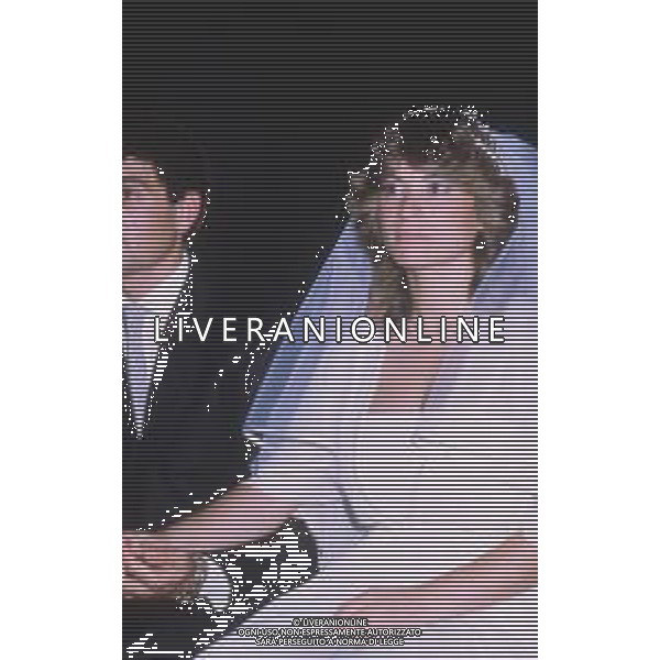 DIAP-RETROSPETTIVA PATRIZIO OLIVA PUGILE NELLA FOTO PATRIZIO OLIVA IL GIORNO DEL SUO MATRIMONIO NELL\'ANNO 1982 LA MOGLIE SILVANA CAIAZZO AG ALDO LIVERANI SAS