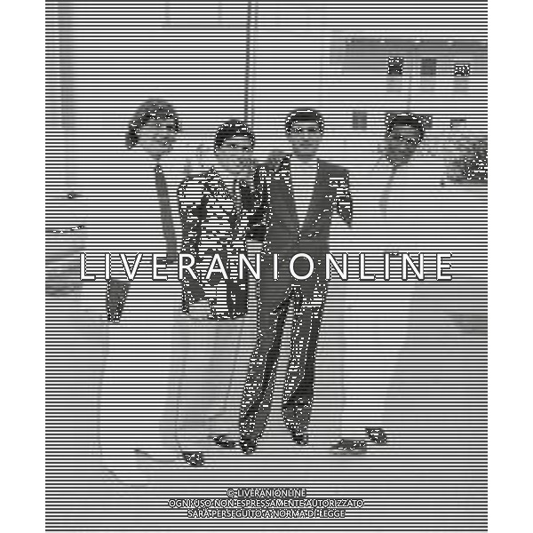 NEG-RETROSPETTIVA PATRIZIO OLIVA PUGILE NELLA FOTO PATRIZIO OLIVA IL GIORNO DEL SUO MATRIMONIO NELL\'ANNO 1982 CON NIN LAROCCA AG ALDO LIVERANI SAS