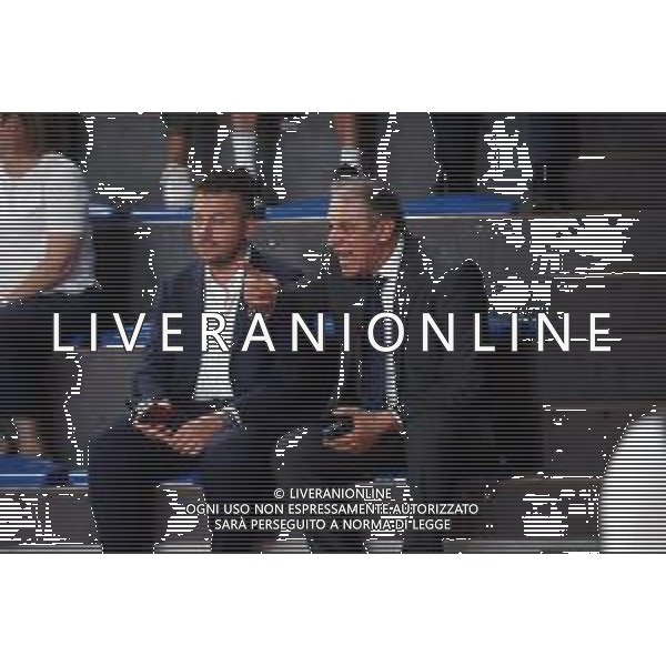 IMOLA 20 09 2025 TROFEO MCDONALD\'S SERIE A ORGANIZZATO DA DIFFUSIONE SPORT IMOLA SCANDICCI VOLLEY-CONSOLINI VOLLEY 3-1 NELLA FOTO DA SINISTRA SINDACO DI IMOLA MARCO PANIERI E PRESIDENTE PROVINCIALE DI BOLOGNA PALLAVOLO PASQUALE DE SIMONE FOTO GIANNI SANNA-AG ALDO LIVERANI SAS