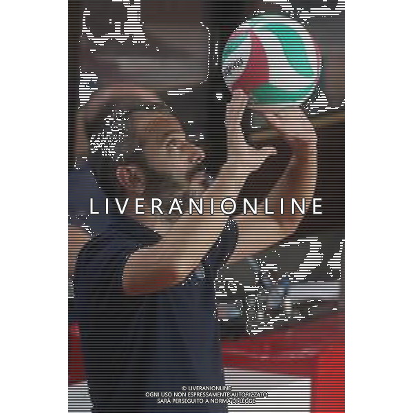 IMOLA 20 09 2025 TROFEO MCDONALD\'S SERIE A ORGANIZZATO DA DIFFUSIONE SPORT IMOLA SCANDICCI VOLLEY-CONSOLINI VOLLEY 3-1 NELLA FOTO MARCO GASPARI ALLENATORE SCANDICCI VOLLEY FOTO GIANNI SANNA-AG ALDO LIVERANI SAS