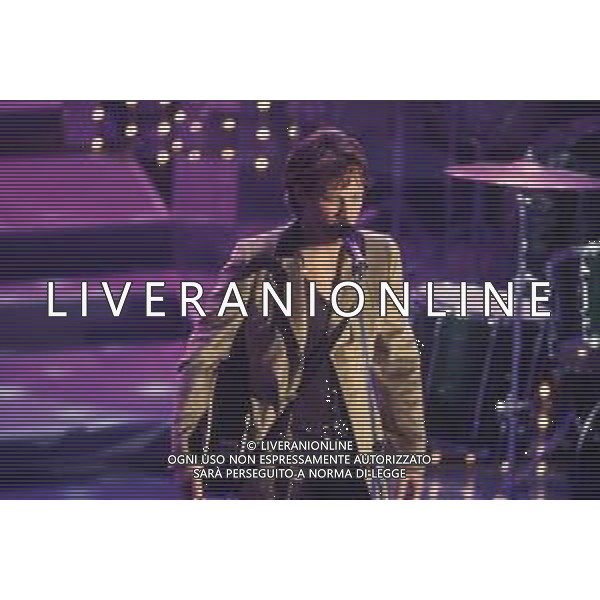 DIAP-RETROSPETTIVA BON JOVI CANTANTE NELLA FOTO BON JOVI A SANREMO NELL\'ANNO 1996 AG ALDO LIVERANI SAS