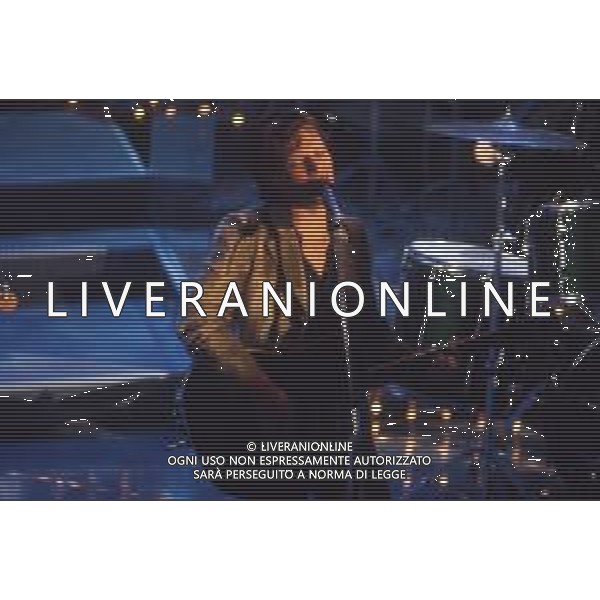 DIAP-RETROSPETTIVA BON JOVI CANTANTE NELLA FOTO BON JOVI A SANREMO NELL\'ANNO 1996 AG ALDO LIVERANI SAS
