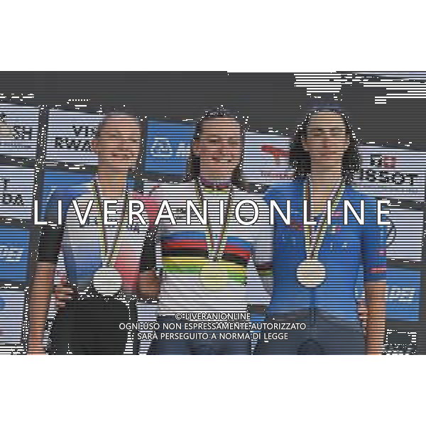 22-09-2025 World Championships U23 Women Cronometro; 2025, Great Britain; 2025, Slovacchia; 2025, Italia; Backstedt, Zoe; Chladonova, Viktoria; Venturelli, Federica; Kigali; ©SIROTTI - AGENZIA ALDO LIVERANI