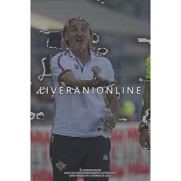 Davide Nicola Head Coach of US Cremonese gestures during US Cremonese vs Parma Calcio, 4° Serie A Enilive 2025-26 game at Renato Zini stadium in Cremona (CR), Italy, on September 21, 2025. (Photo by Davide Casentini) - AGENZIA ALDO LIVERANI