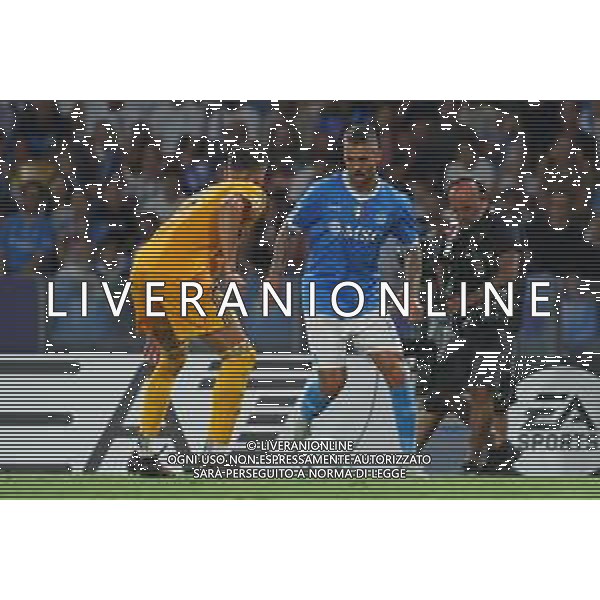 TVPM Napoli, Pisa Nella foto: Leonardo Spinazzola Foto Mosca, Ag.Liverani - AGENZIA ALDO LIVERANI -TVPM Napoli vs Pisa 4a Giornata Campionato Calcio Serie A 22.09.2025