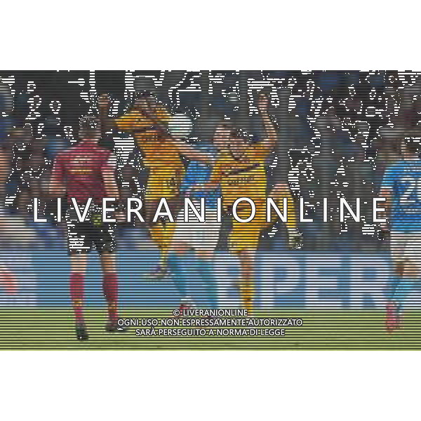TVPM Napoli, Pisa Nella foto: Ebenezer Akinsanmiro, Sam Beukema Foto Mosca, Ag.Liverani - AGENZIA ALDO LIVERANI -TVPM Napoli vs Pisa 4a Giornata Campionato Calcio Serie A 22.09.2025