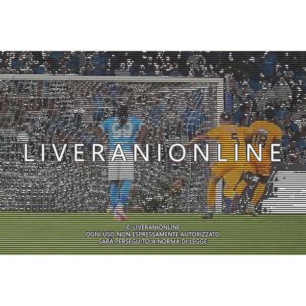 TVPM Napoli, Pisa Nella foto: gol su rigore M\'Bala Nzola Foto Mosca, Ag.Liverani - AGENZIA ALDO LIVERANI -TVPM Napoli vs Pisa 4a Giornata Campionato Calcio Serie A 22.09.2025