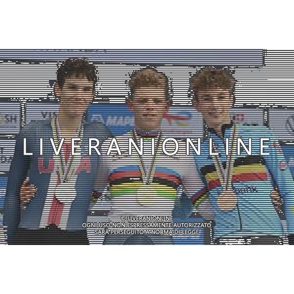 23-09-2025 World Championships Junior Man Cronometro; 2025, Olanda; 2025, Usa; 2025, Belgium; Mouris, Michiel; Barry, Ashlin; Van Kerckhove, Seff; Kigali; foto stefano sirotti-ag aldo liverani sas