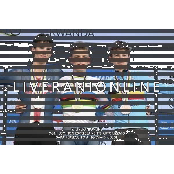 23-09-2025 World Championships Junior Man Cronometro; 2025, Olanda; 2025, Usa; 2025, Belgium; Mouris, Michiel; Barry, Ashlin; Van Kerckhove, Seff; Kigali; foto stefano sirotti-ag aldo liverani sas