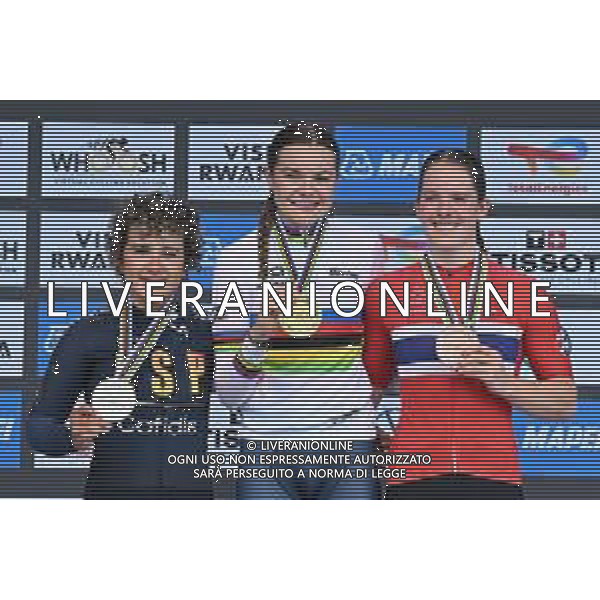 23-09-2025 World Championships Junior Women Cronometro; 2025, Olanda; 2025, Spain; 2025, Norvegia; Arens, Megan; Ostiz, Paula; Gissinger, Oda Aune; Kigali; FOTO STEFANO SIROTTI-AG ALDO LIVERANI SAS
