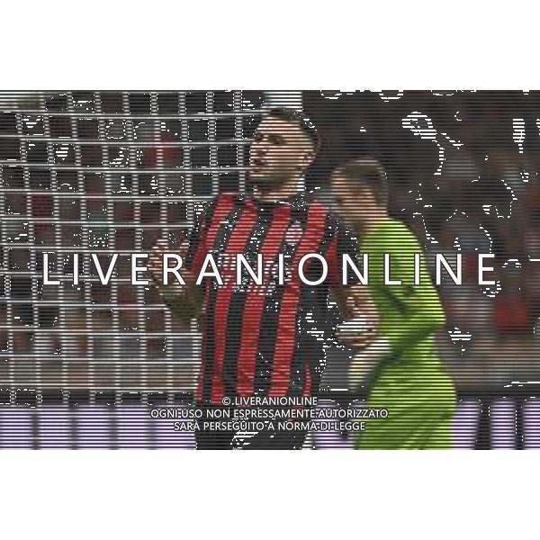 Milan vs Lecce nella foto Santiago Gimenez (Milan) Milano 23-09-2025 Stadio Giuseppe Meazza - San Siro Milan vs Lecce Coppa Italia Frecciarossa - sedicesimi di finale foto Roberto Garavaglia/Agenzia Aldo Liverani sas