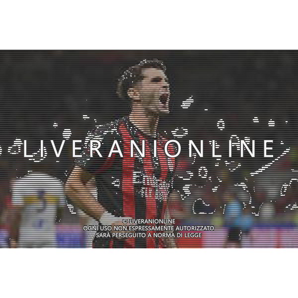 Milan vs Lecce nella foto Christian Mate Pulisic (Milan) esultanza dopo il gol del 3 a 0 Milano 23-09-2025 Stadio Giuseppe Meazza - San Siro Milan vs Lecce Coppa Italia Frecciarossa - sedicesimi di finale foto Roberto Garavaglia/Agenzia Aldo Liverani sas
