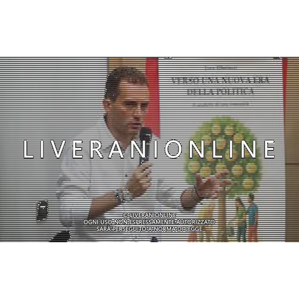 TOSCANELLA DI DOZZA 23 09 2025 LUCA ALBERTAZZI SINDACO DI DOZZA TOSCANELLA PRESENTA IL SUO LIBRO "VERSO UNA NUOVA ERA DELLA POLITICA" NELLA FOTO LUCA ALBERTAZZI FOTO GIANNI SANNA-AG ALDO LIVERANI SAS