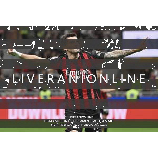 Milan vs Lecce nella foto Christian Mate Pulisic (Milan) esultanza dopo il gol del 3 a 0 Milano 23-09-2025 Stadio Giuseppe Meazza - San Siro Milan vs Lecce Coppa Italia Frecciarossa - sedicesimi di finale foto Roberto Garavaglia/Agenzia Aldo Liverani sas