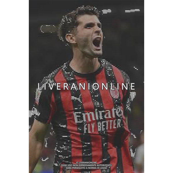 Milan vs Lecce nella foto Christian Mate Pulisic (Milan) esultanza dopo il gol del 3 a 0 Milano 23-09-2025 Stadio Giuseppe Meazza - San Siro Milan vs Lecce Coppa Italia Frecciarossa - sedicesimi di finale foto Roberto Garavaglia/Agenzia Aldo Liverani sas