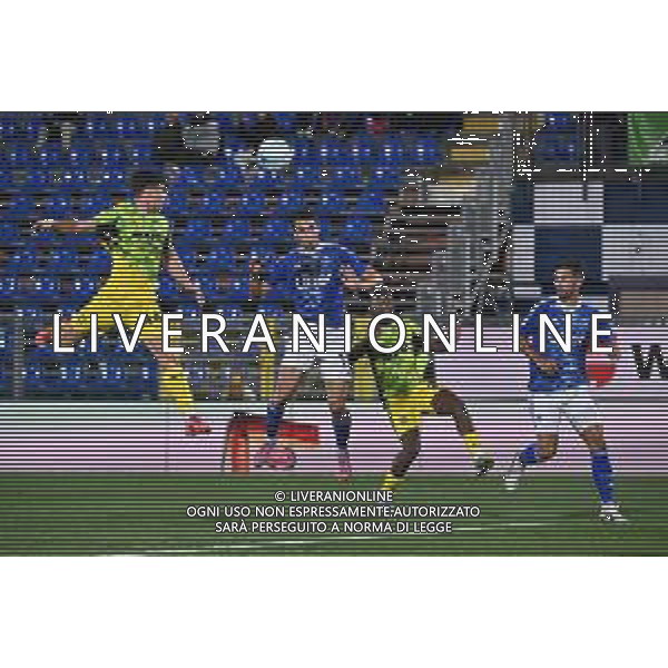 TVRG Como vs Sassuolo nella foto Anastasios Tasos Douvikas (Como) segna il gol del 2 a 0 Como 24-09-2025 Stadio Giuseppe Sinigaglia Como vs Sassuolo Coppa Italia Frecciarossa - sedicesimi di finale foto Roberto Garavaglia/Agenzia Aldo Liverani sas