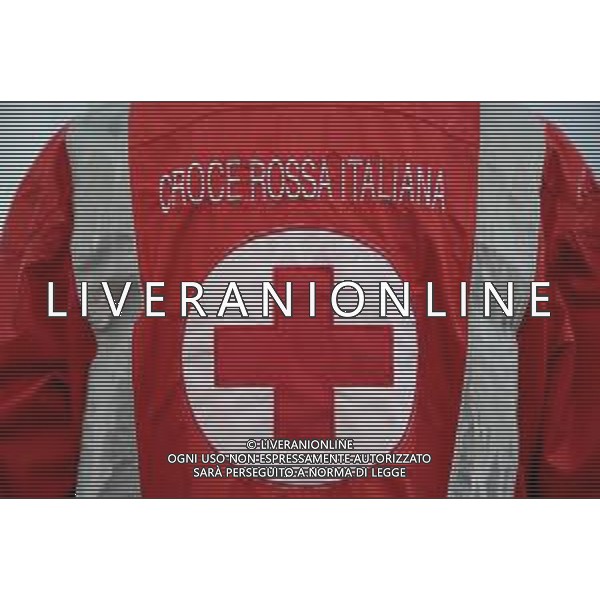 TVRCOR - Ambulanza della Croce Rossa italiana nella foto logo Croce Rossa Italiana ©TVRCOR Corradin Roberta - AGENZIA ALDO LIVERANI SAS