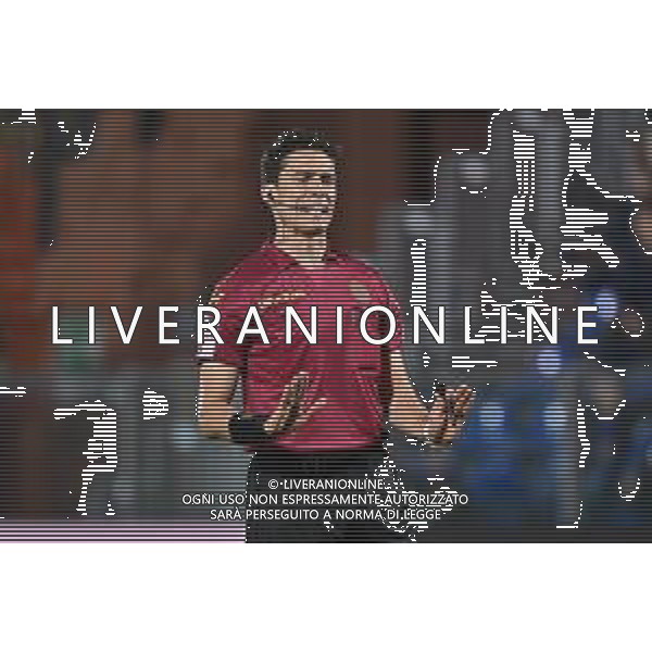 TVRG Como vs Sassuolo nella foto l\'arbitro Niccolo’ Turrini di Firenze Como 24-09-2025 Stadio Giuseppe Sinigaglia Como vs Sassuolo Coppa Italia Frecciarossa - sedicesimi di finale foto Roberto Garavaglia/Agenzia Aldo Liverani sas