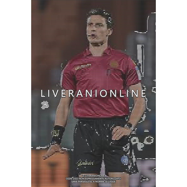 TVRG Como vs Sassuolo nella foto l\'arbitro Niccolo’ Turrini di Firenze Como 24-09-2025 Stadio Giuseppe Sinigaglia Como vs Sassuolo Coppa Italia Frecciarossa - sedicesimi di finale foto Roberto Garavaglia/Agenzia Aldo Liverani sas