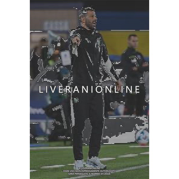 TVRG Como vs Sassuolo nella foto Fabio Grosso allenatore Sassuolo Como 24-09-2025 Stadio Giuseppe Sinigaglia Como vs Sassuolo Coppa Italia Frecciarossa - sedicesimi di finale foto Roberto Garavaglia/Agenzia Aldo Liverani sas