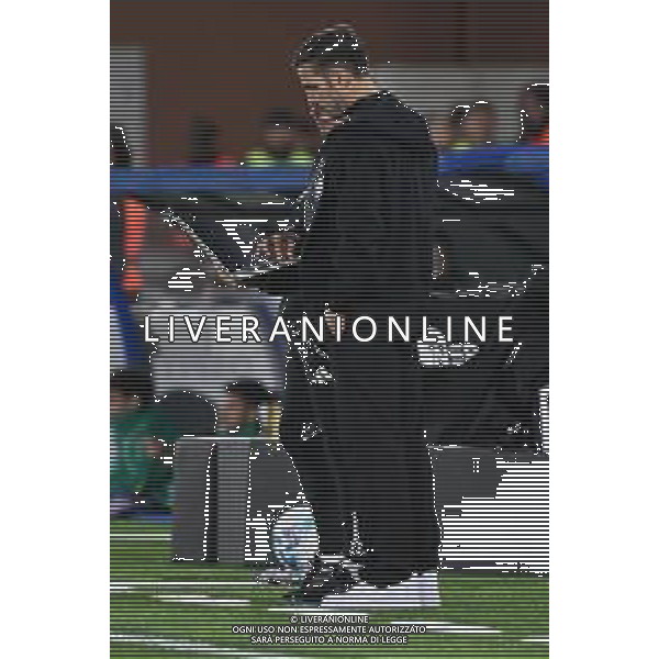 TVRG Como vs Sassuolo nella foto Cesc Fabregas allenatore Como e Daniel Guindos Lopez vice allenatore Como durante la gara consultano i dati sui movimenti dei giocatori in campo Como 24-09-2025 Stadio Giuseppe Sinigaglia Como vs Sassuolo Coppa Italia Frecciarossa - sedicesimi di finale foto Roberto Garavaglia/Agenzia Aldo Liverani sas