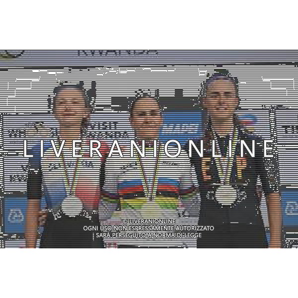 25-09-2025 World Championships U23 Women; 2025, France; 2025, Slovacchia; 2025, Spain; Gery, Celia; Chladonova, Viktoria; Blasi Cairol, Paula; Kigali; ©SIROTTI - AGENZIA ALDO LIVERANI SAS