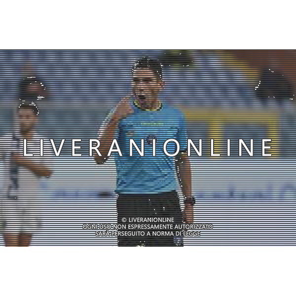 TVRG Genoa vs Empoli nella foto l\'arbitro Federico Dionisi de L\'Aquila Genova 25-09-2025 Stadio Luigi Ferraris - Marassi Genoa vs Empoli Coppa Italia Frecciarossa - sedicesimi di finale foto Roberto Garavaglia/Agenzia Aldo Liverani sas