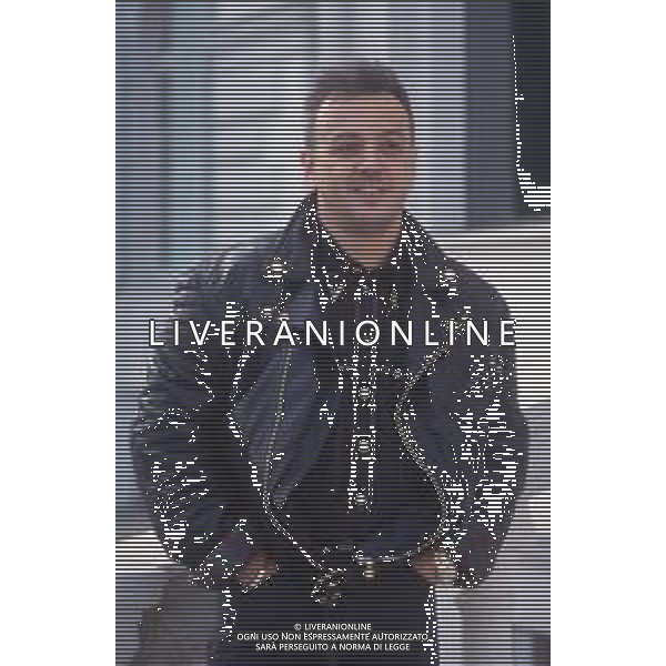 DIAP-RETROSPETTIVA ENRICO RUGGERI CANTANTE NELLA FOTO ENRICO RUGGERI A SANREMO NELL\'ANNO 1993 AG ALDO LIVERANI SAS