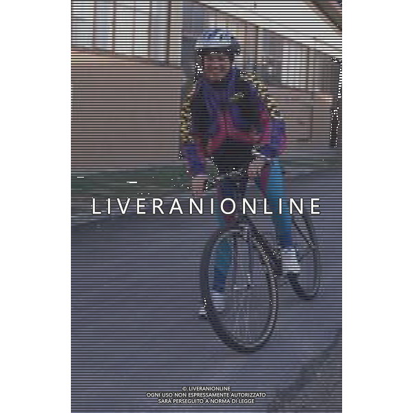 DIAP-RETROSPETTIVA MANUELA DI CENTA FONDISTA NELLA FOTO MANUELA DI CENTA NELL\'\'ANNO 1994 AG ALDO LIVERANI SAS