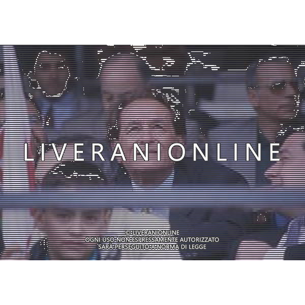 DIAP-RETROSPETTIVA COSTANTINO ROZZI PRESIDENTE ASCOLI CALCIO NELLA FOTO COSTANTINO ROZZI IN TRIBUNA NELL\'ANNO 1993 AG ALDO LIVERANI SAS