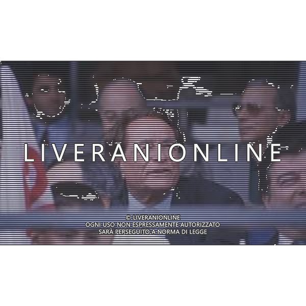 DIAP-RETROSPETTIVA COSTANTINO ROZZI PRESIDENTE ASCOLI CALCIO NELLA FOTO COSTANTINO ROZZI IN TRIBUNA NELL\'ANNO 1993 AG ALDO LIVERANI SAS