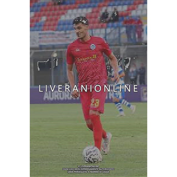 TVRCOR – Pro Patria vs Albinoleffe – Serie C – 6a giornata Campionato Calcio Serie C Lega Pro Busto Arsizio (VA) 25-09-2025 Stadio Carlo Speroni nella foto Edoardo Sottini (Albinoleffe) ©TVRCOR Corradin Roberta - AGENZIA ALDO LIVERANI SAS
