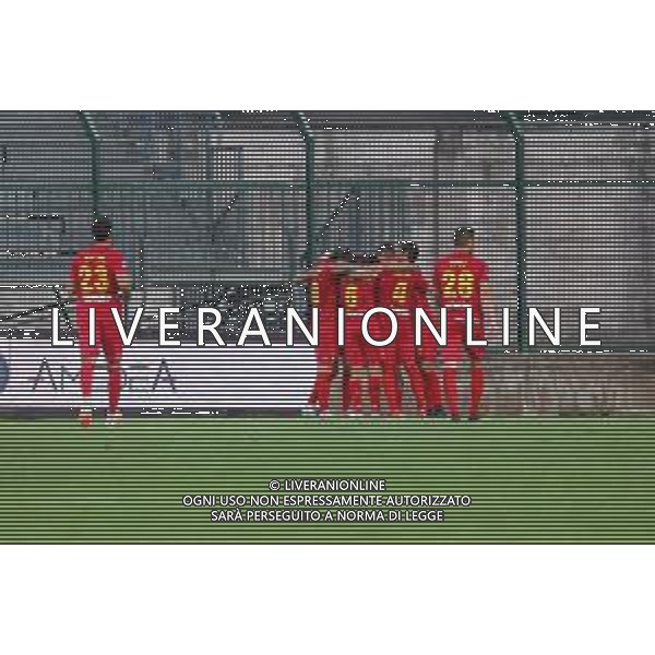 TVRCOR – Pro Patria vs Albinoleffe – Serie C – 6a giornata Campionato Calcio Serie C Lega Pro Busto Arsizio (VA) 25-09-2025 Stadio Carlo Speroni nella foto esultanza dopo il goal di Tommaso Lupinetti (Albinoleffe) ©TVRCOR Corradin Roberta - AGENZIA ALDO LIVERANI SAS